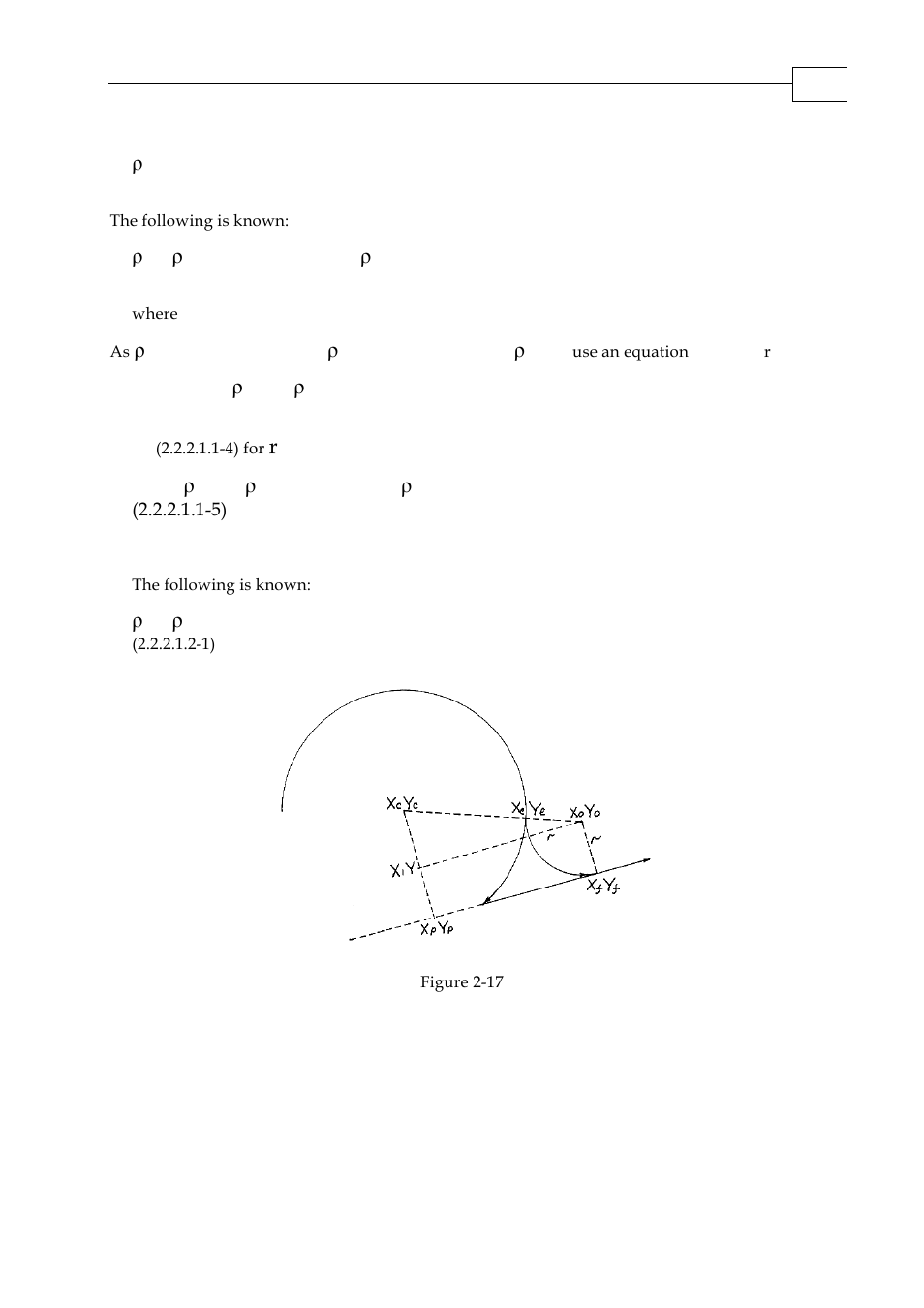 2 line continues inside the circle (figure 2-18), Ρ[(x, R + r) | R = [(ρ, 2r + 2ρ | ElmoMC Multi-Axis Motion Controller-Maestro Motion Control User Manual | Page 42 / 72