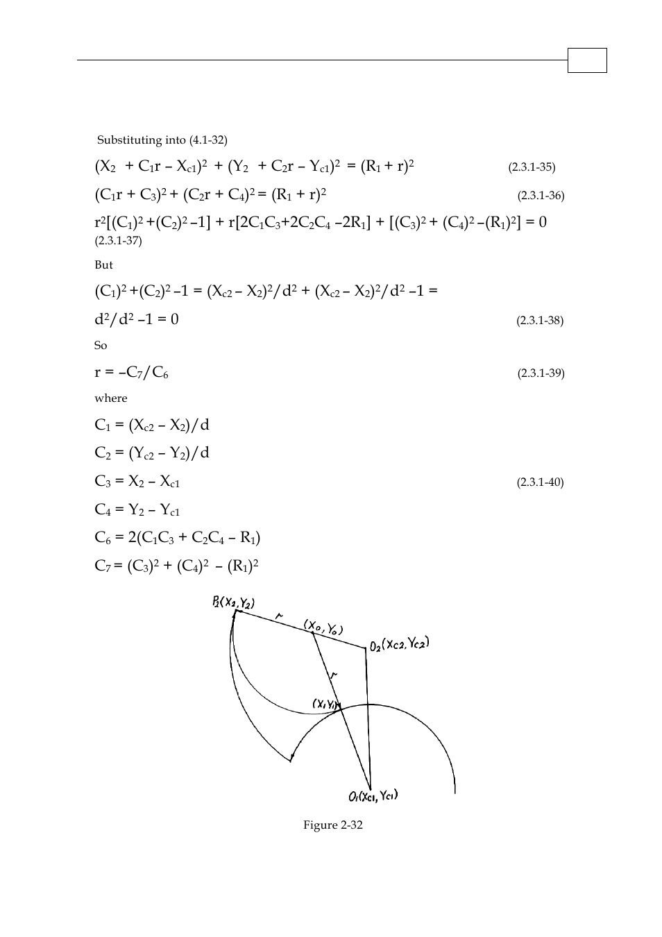 R – x, R – y, R + c | 1] + r[2c, 1 = (x, 1 = d, R = –c | ElmoMC Multi-Axis Motion Controller-Maestro Motion Control User Manual | Page 59 / 72