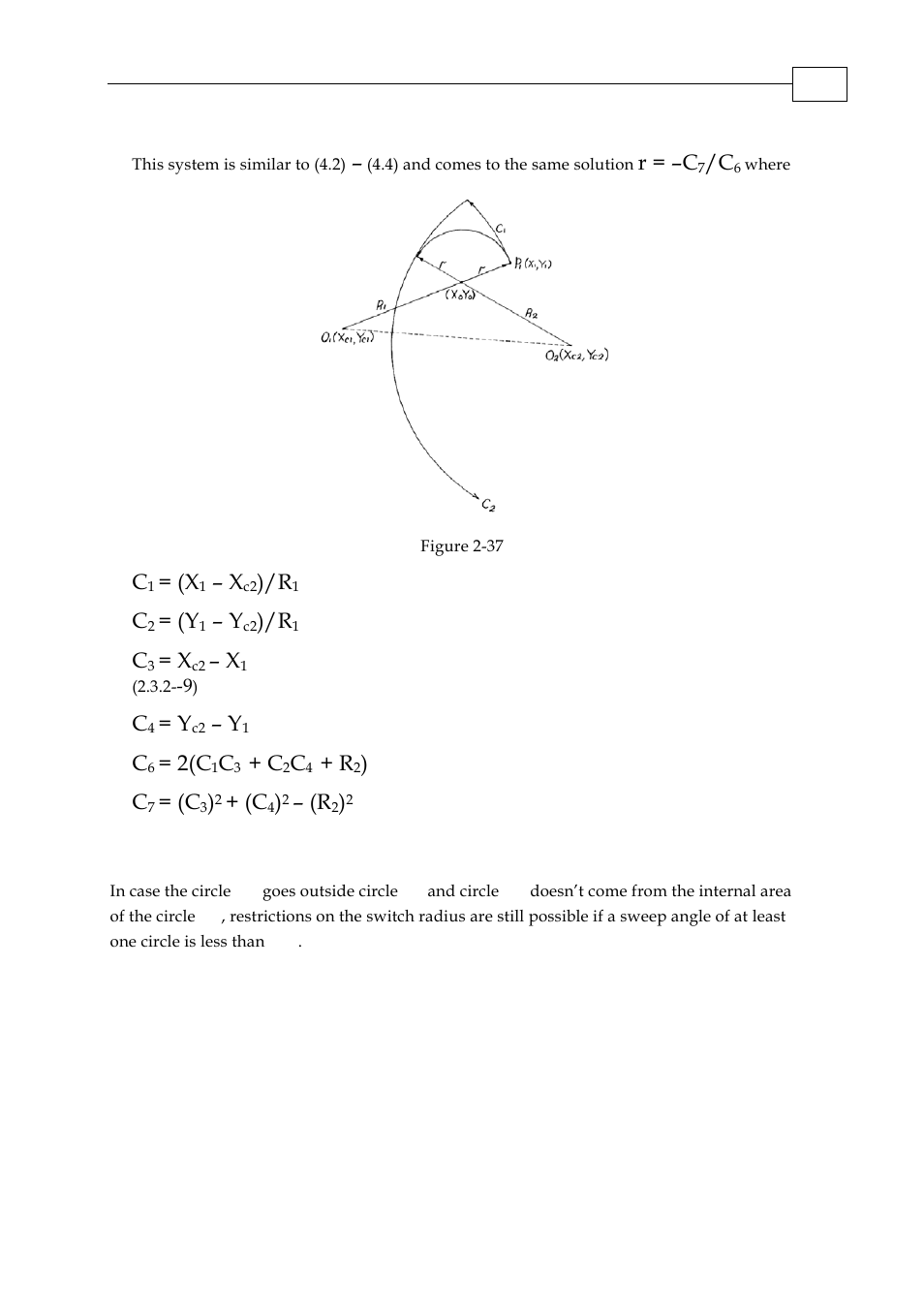 R = –c | ElmoMC Multi-Axis Motion Controller-Maestro Motion Control User Manual | Page 63 / 72