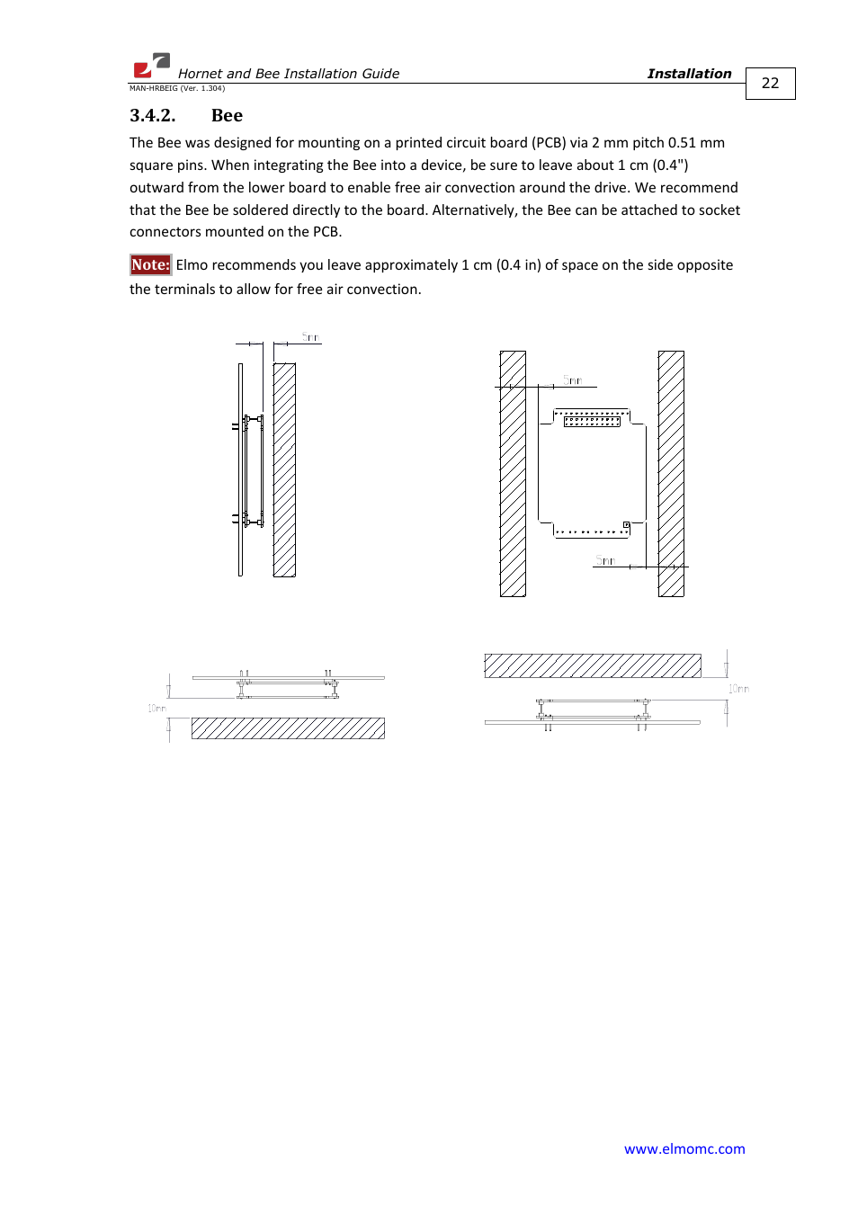 ElmoMC ExtrIQ Digital Servo Drives-Hornet User Manual | Page 22 / 72