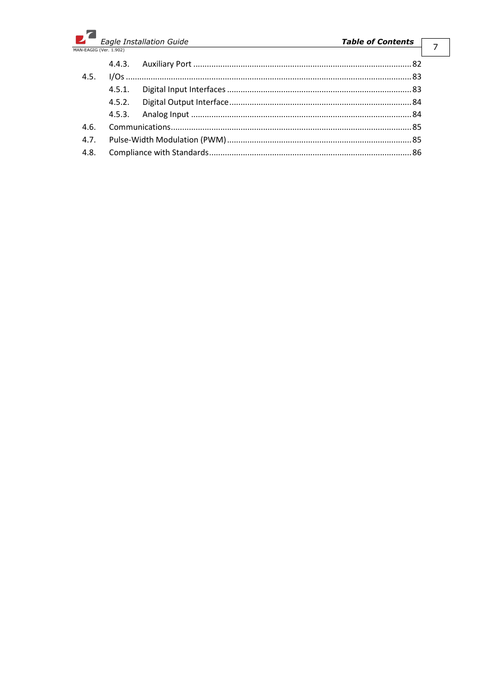 ElmoMC ExtrIQ Digital Servo Drives-Eagle User Manual | Page 7 / 87