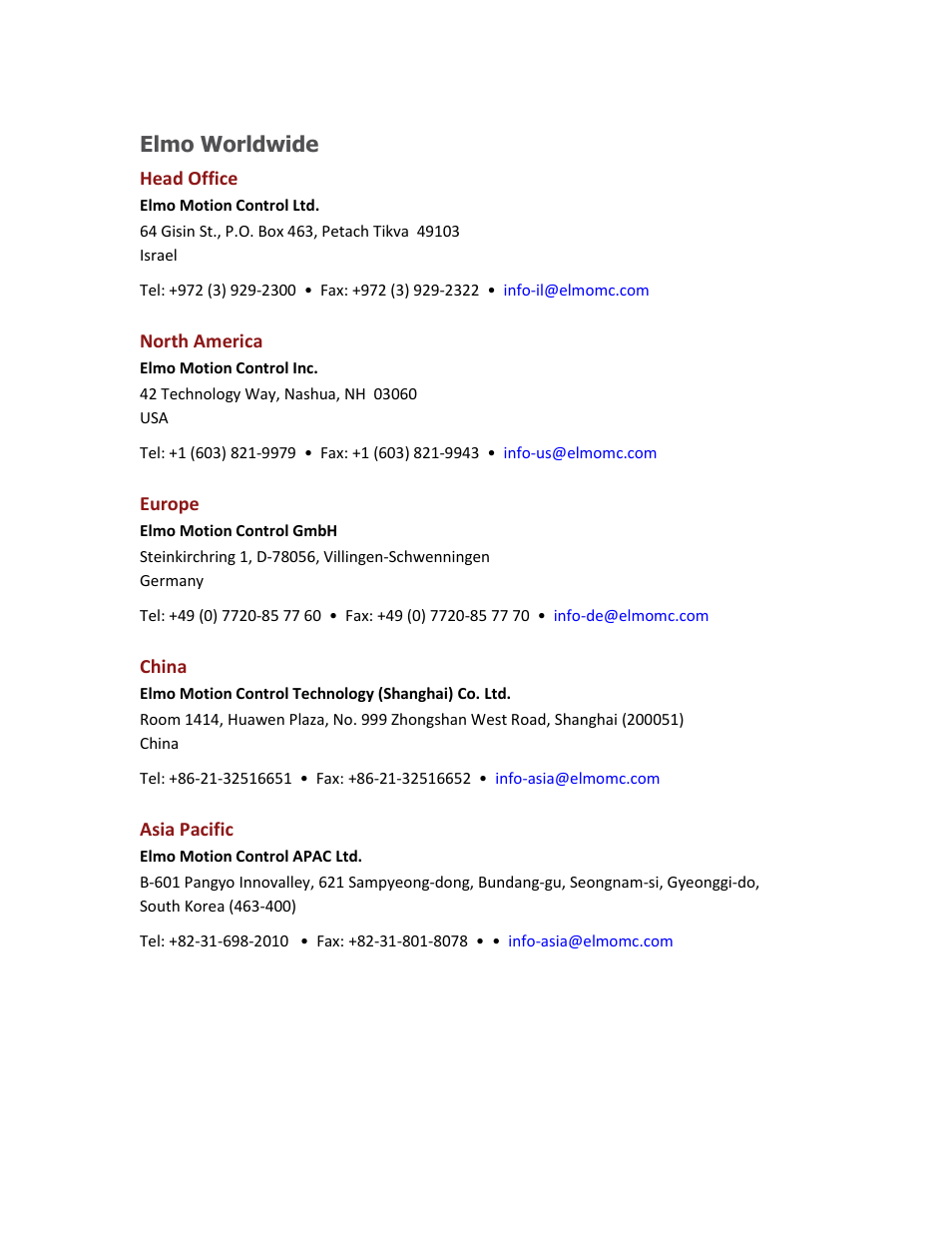 Elmo worldwide | ElmoMC ExtrIQ Digital Servo Drives-Panther User Manual | Page 4 / 88