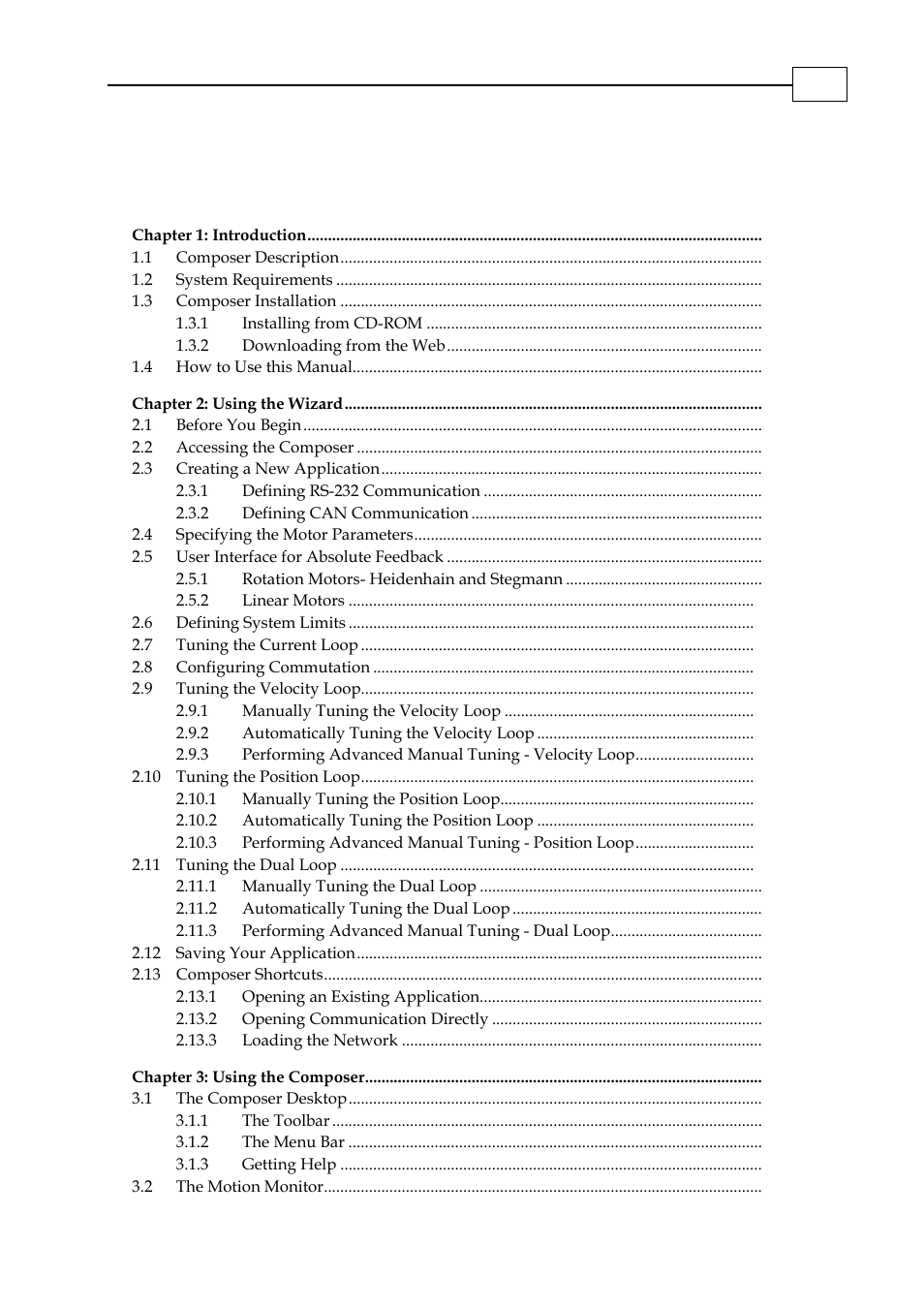 ElmoMC SimplIQ Servo Drives Composer User Manual User Manual | Page 3 / 101