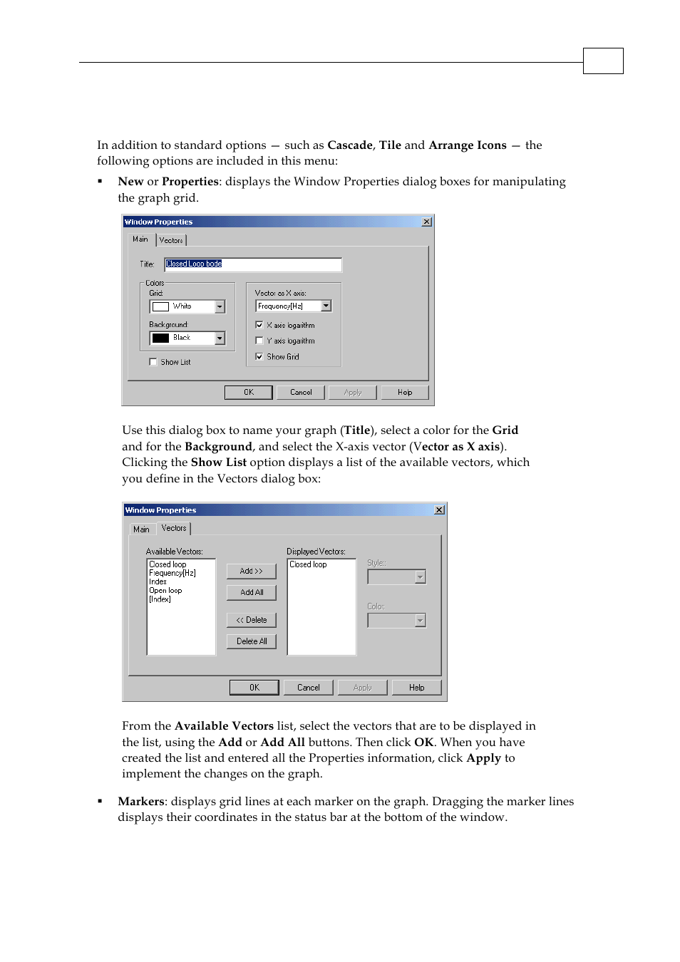 2 window menu | ElmoMC SimplIQ Servo Drives Composer User Manual User Manual | Page 70 / 101