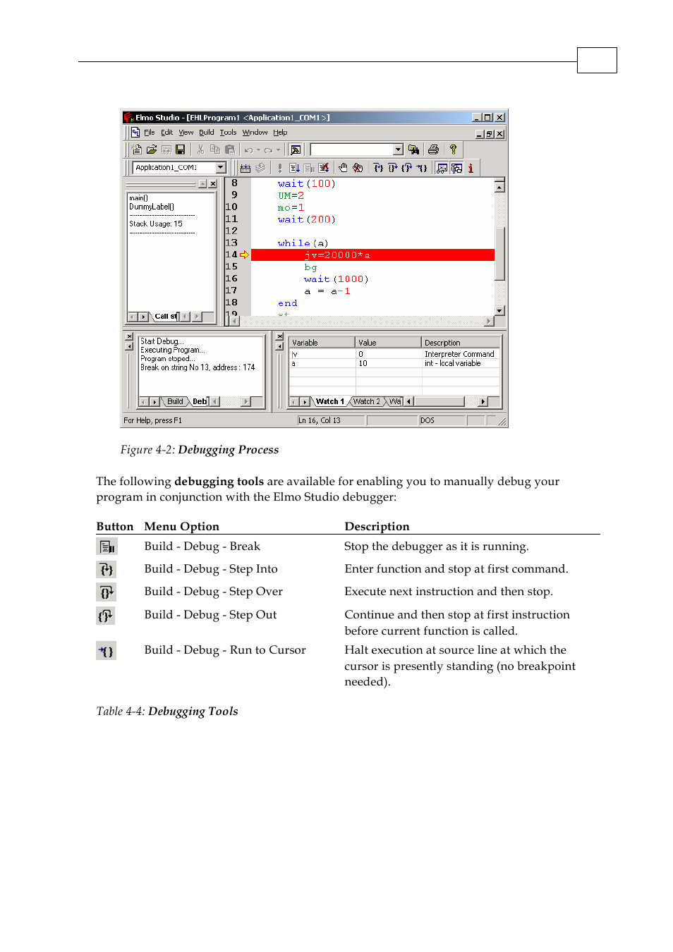 Table | ElmoMC SimplIQ Servo Drives Composer User Manual User Manual | Page 90 / 101
