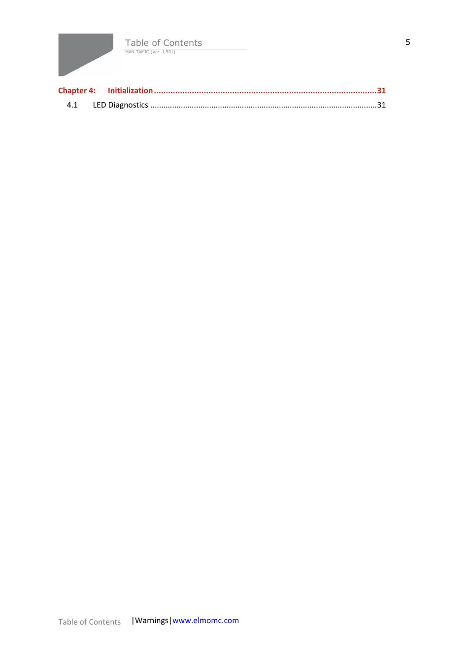 ElmoMC Power Supplies-TAM-20 User Manual | Page 5 / 31