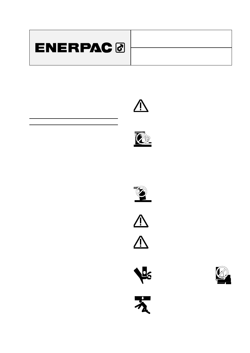 Bedienungsanleitung | Enerpac SOH-Series User Manual | Page 7 / 20