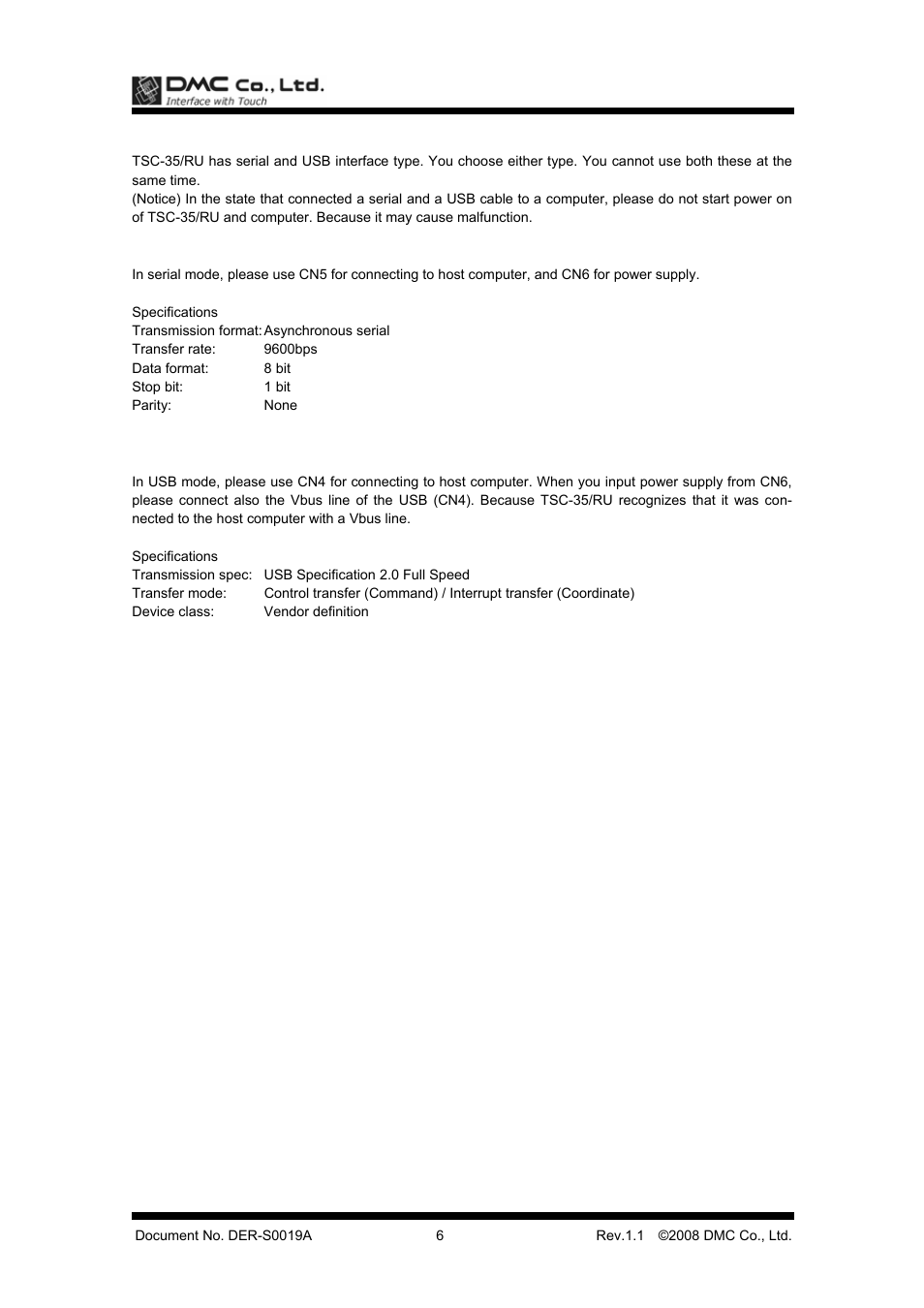 DMC TSC-35/RU User Manual | Page 7 / 13