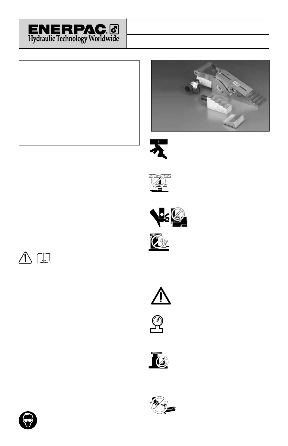 Enerpac LW-Series User Manual | 59 pages