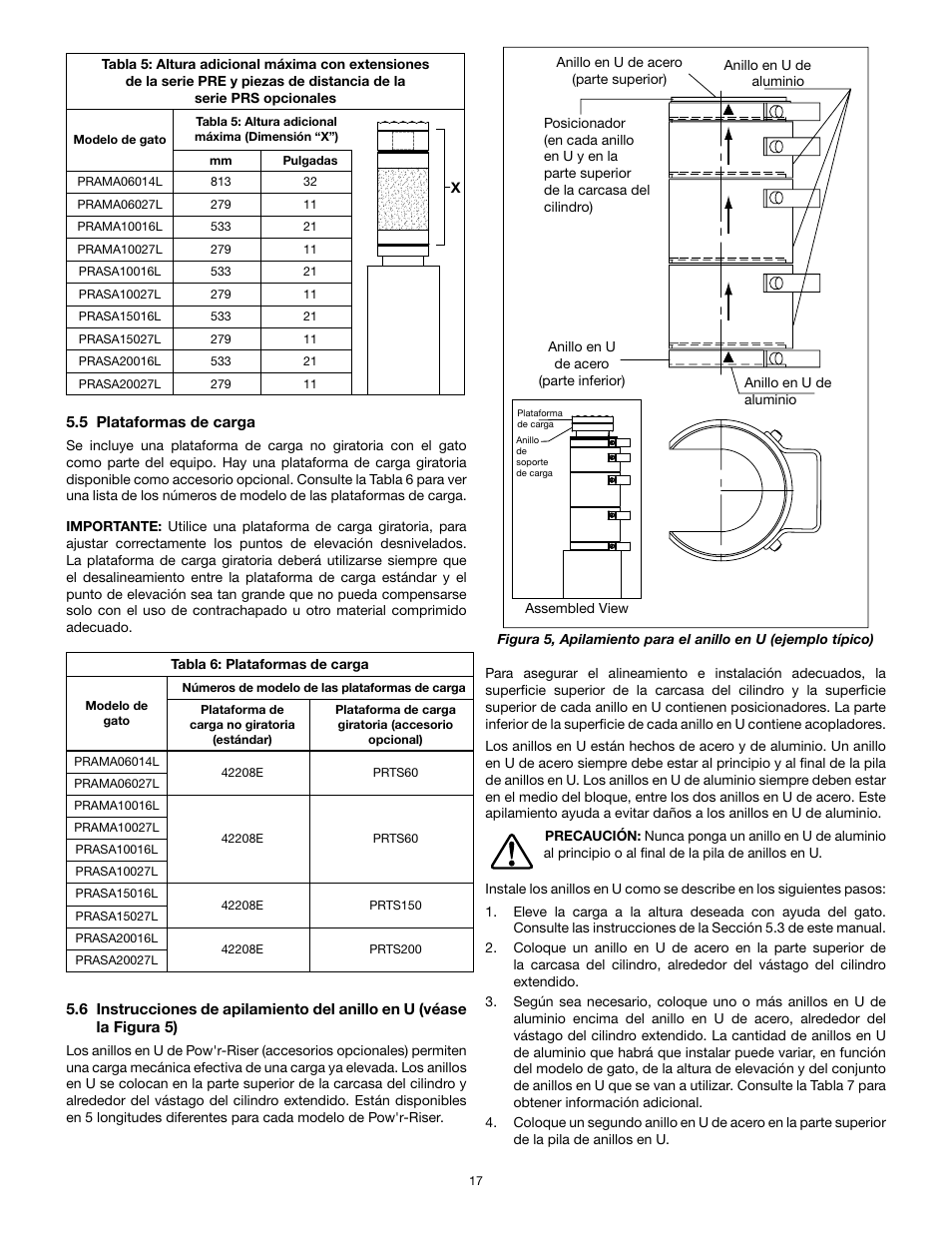 Enerpac PR-Series Air User Manual | Page 17 / 24
