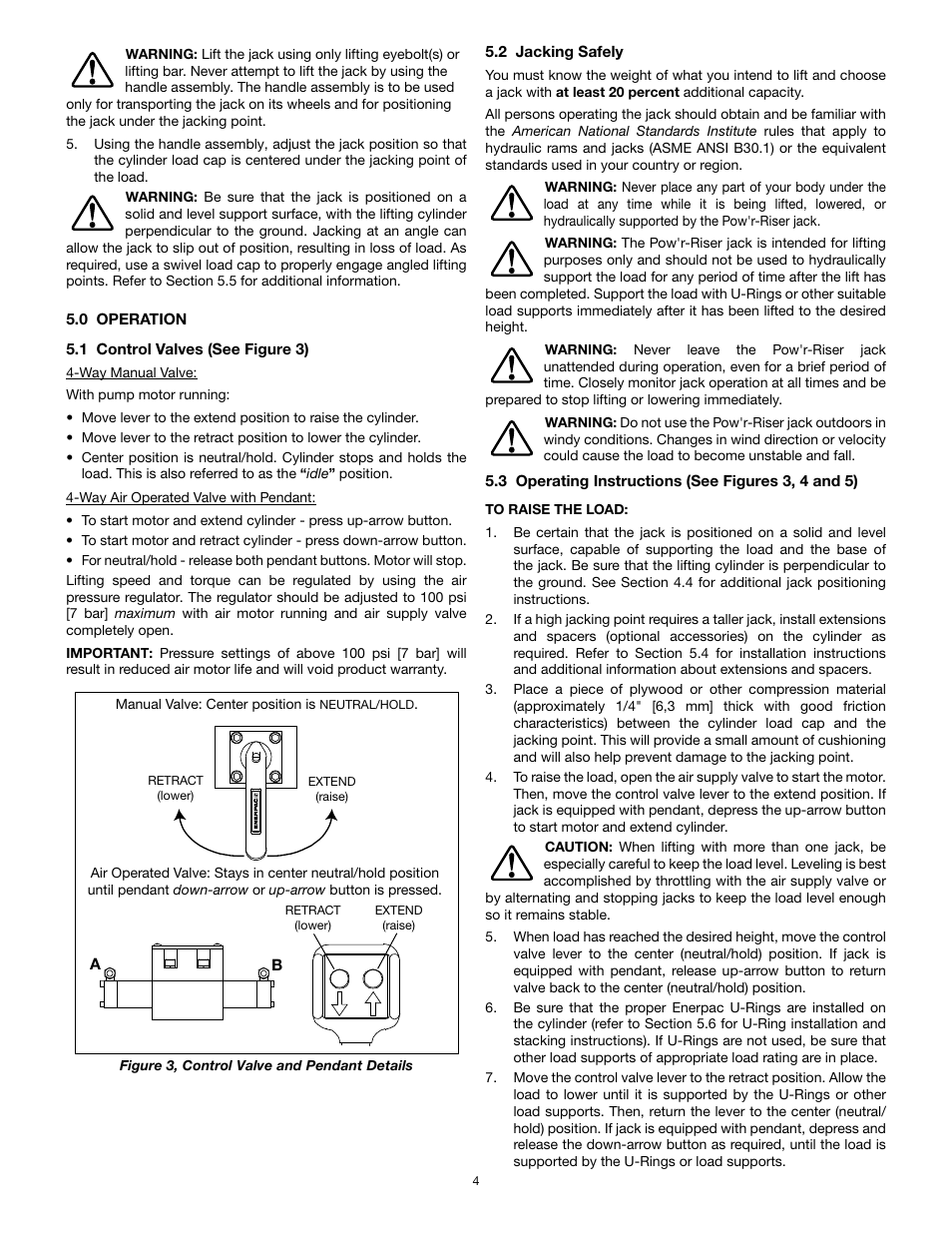 Enerpac PR-Series Air User Manual | Page 4 / 24