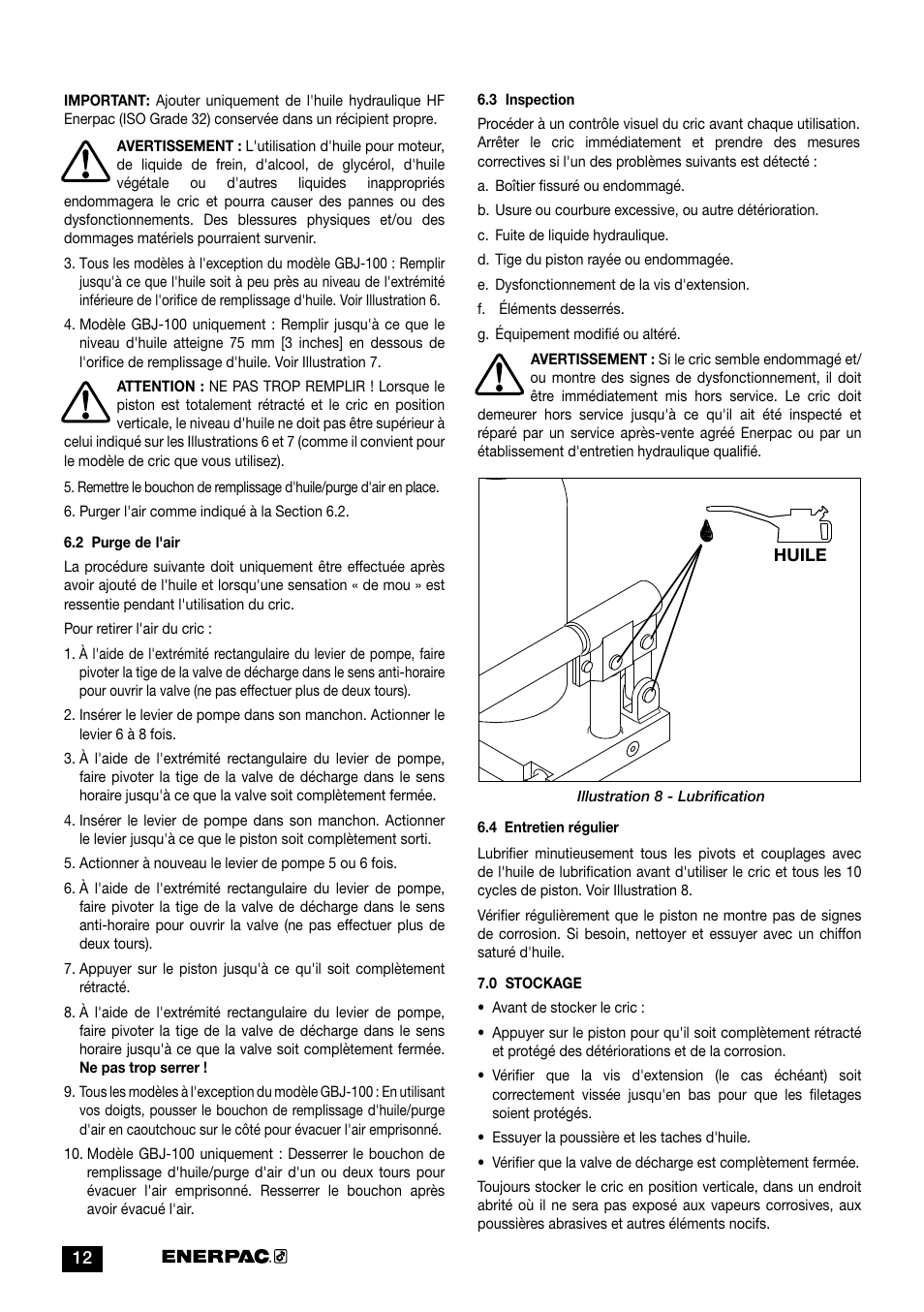 Enerpac GBJ-Series User Manual | Page 12 / 88