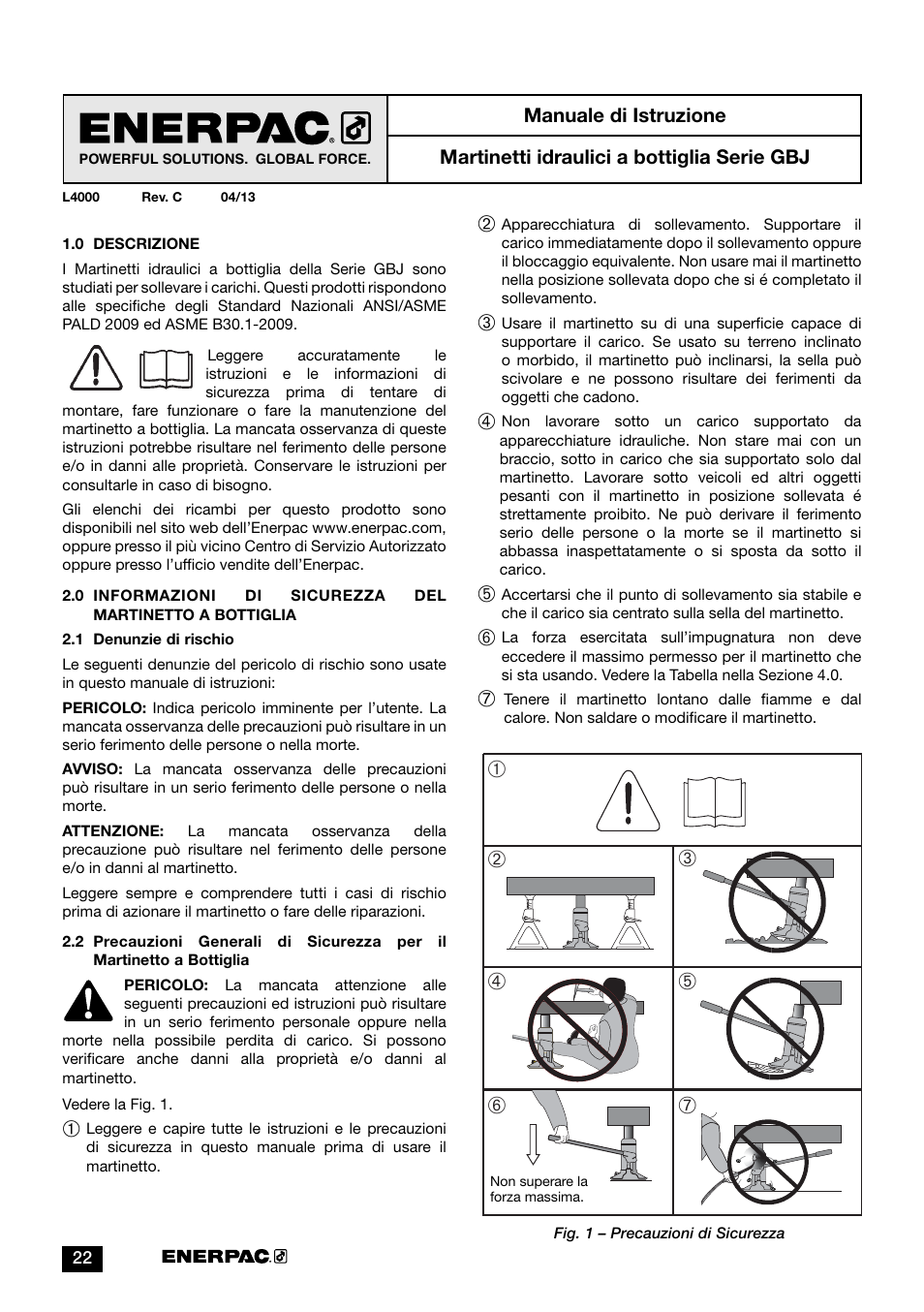 Enerpac GBJ-Series User Manual | Page 22 / 88