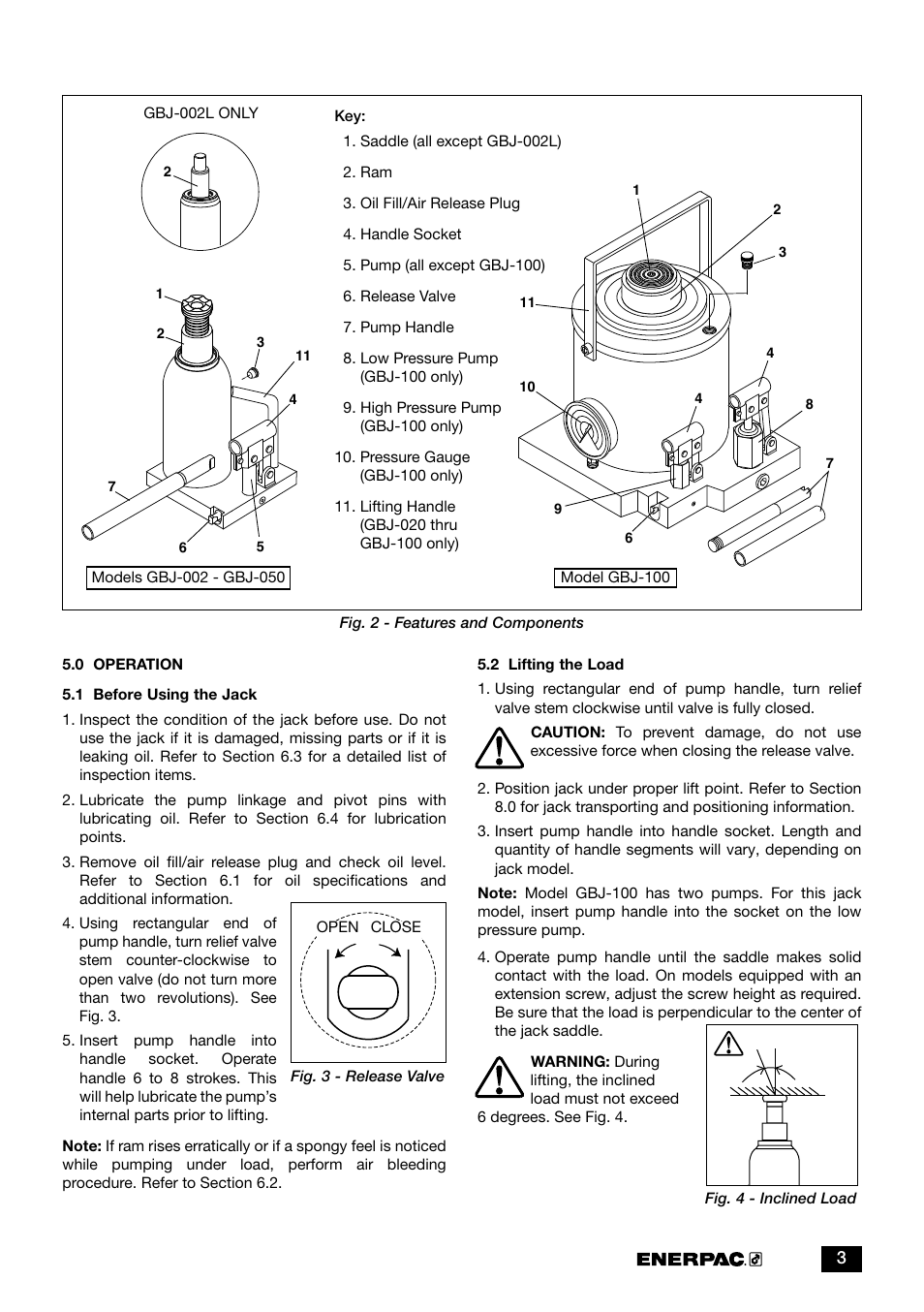 Enerpac GBJ-Series User Manual | Page 3 / 88