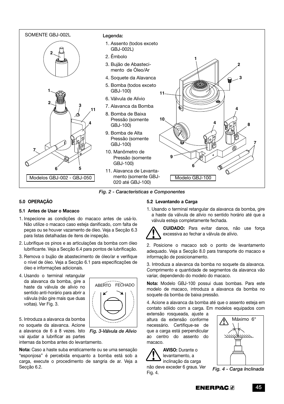 Enerpac GBJ-Series User Manual | Page 45 / 88