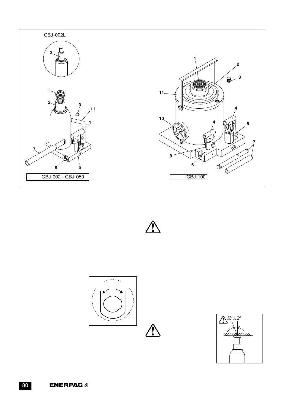 Enerpac GBJ-Series User Manual | Page 80 / 88