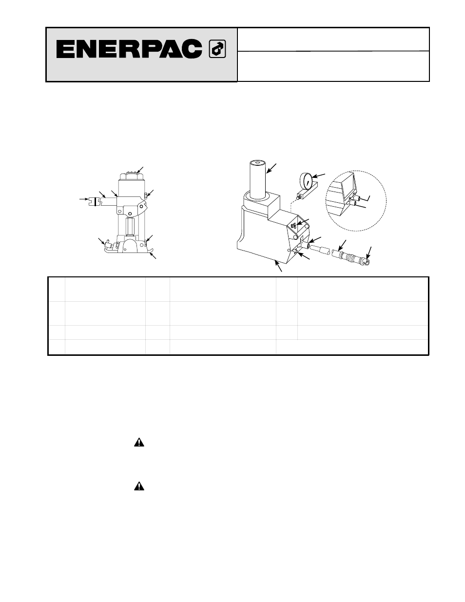 Manuale di istruzioni, A unit of applied power inc | Enerpac JH-Series User Manual | Page 21 / 32