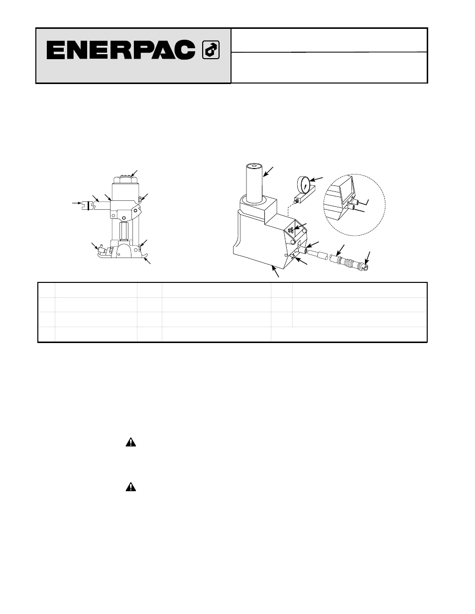 Handleiding, Jh stalen hydraulische kwaliteitskrikken, A unit of applied power inc | Enerpac JH-Series User Manual | Page 26 / 32