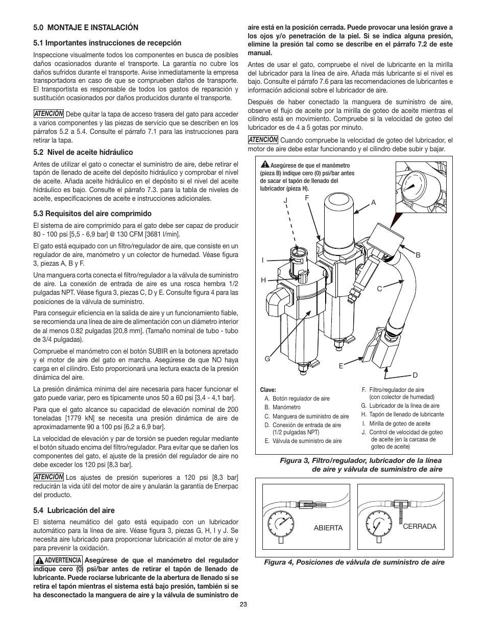 Enerpac PL200-Series User Manual | Page 23 / 76