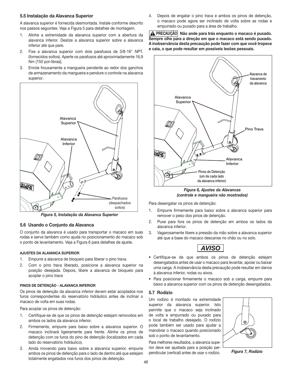 Aviso | Enerpac PL200-Series User Manual | Page 42 / 76