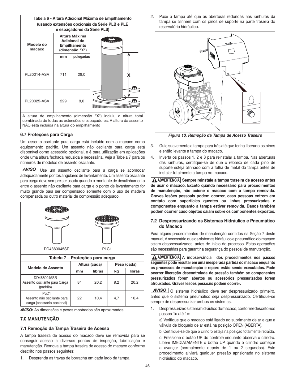 Enerpac PL200-Series User Manual | Page 46 / 76