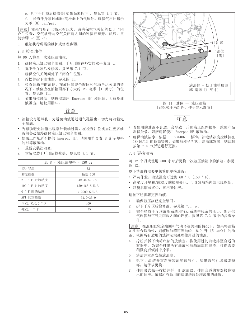 Enerpac PL200-Series User Manual | Page 65 / 76