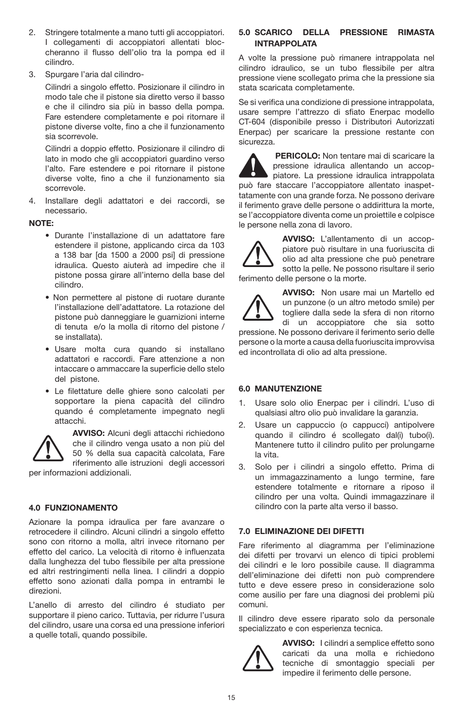 Enerpac RSM-Series User Manual | Page 15 / 52
