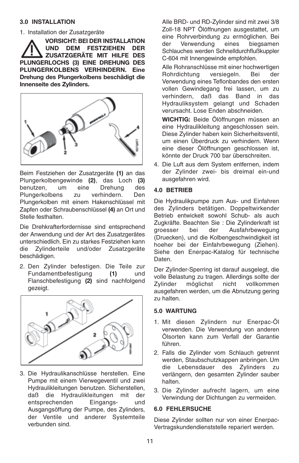 Enerpac BRD-Series User Manual | Page 11 / 32