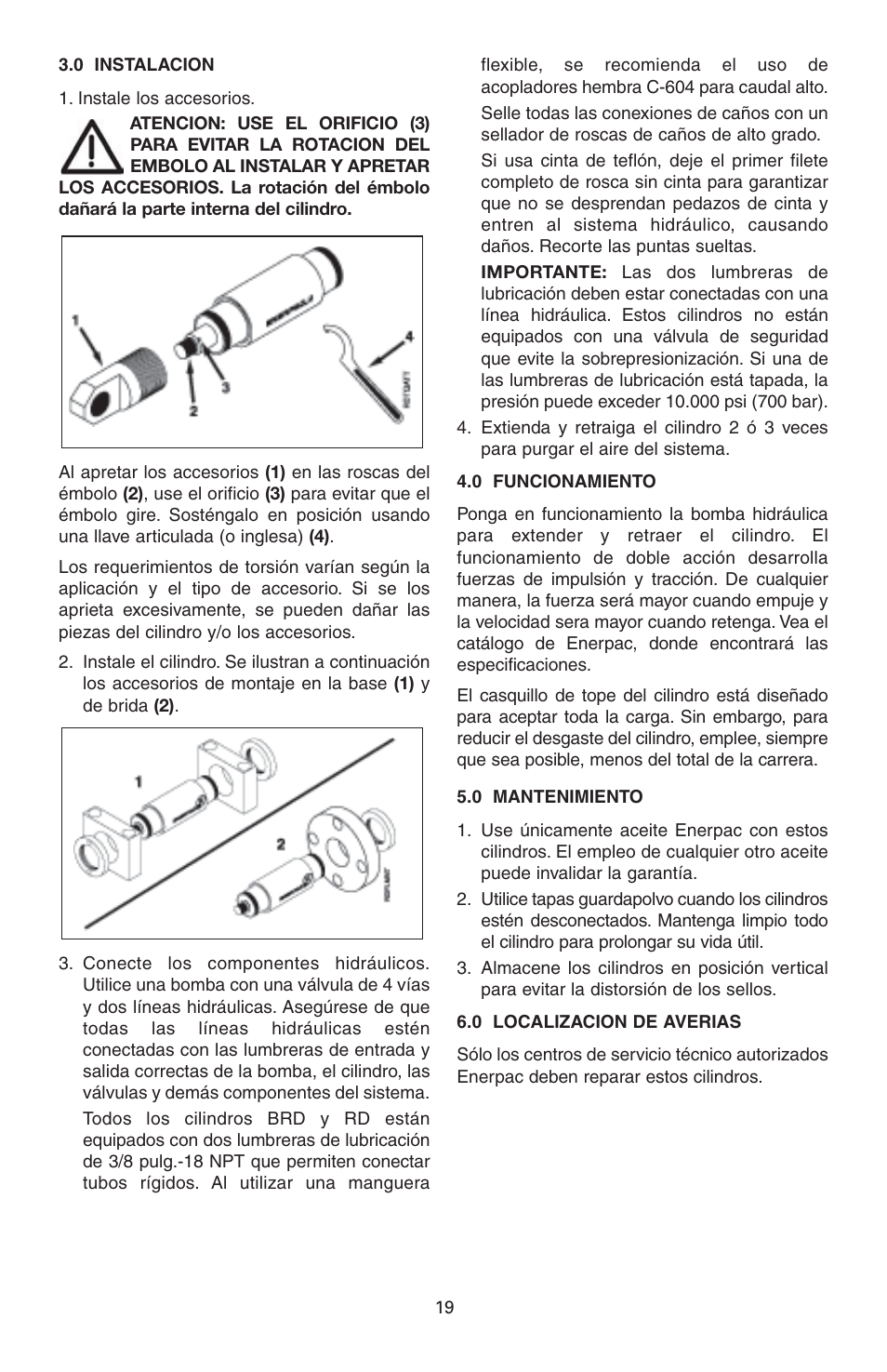 Enerpac BRD-Series User Manual | Page 19 / 32