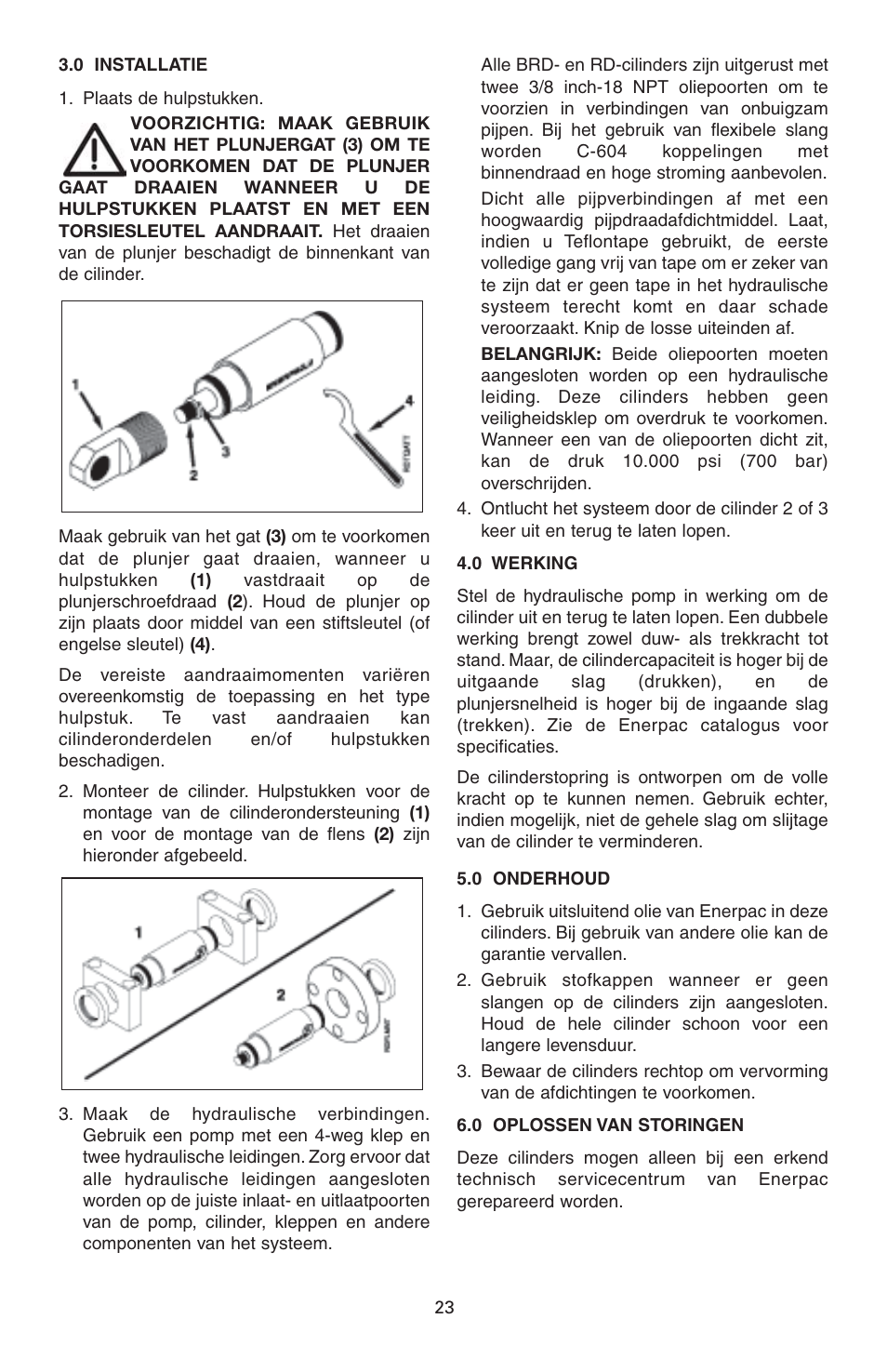 Enerpac BRD-Series User Manual | Page 23 / 32