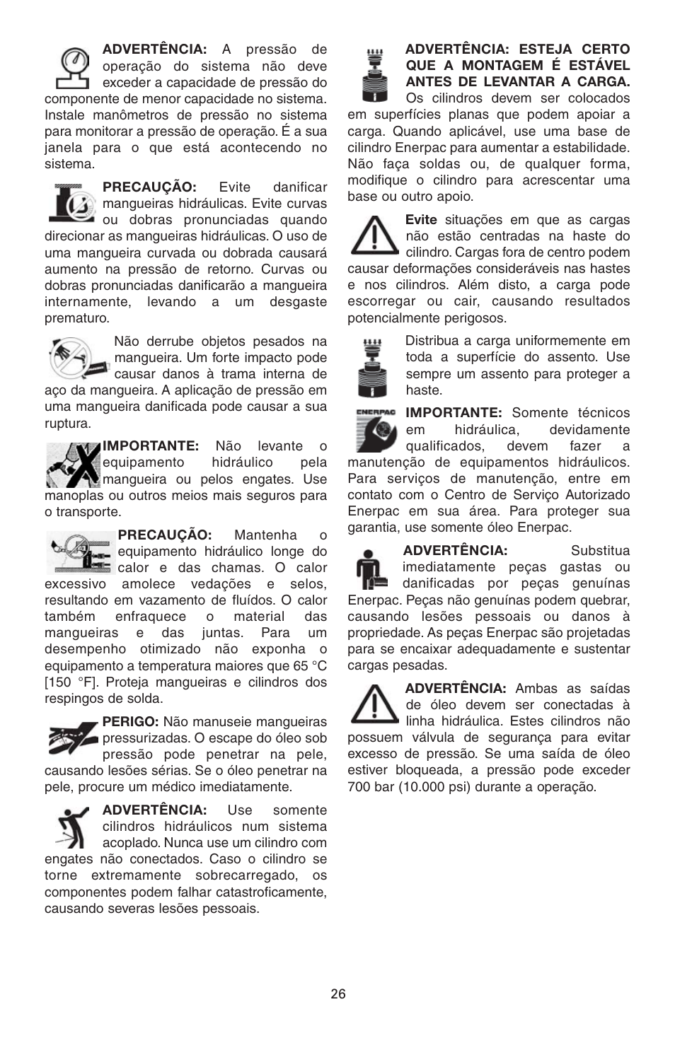 Enerpac BRD-Series User Manual | Page 26 / 32