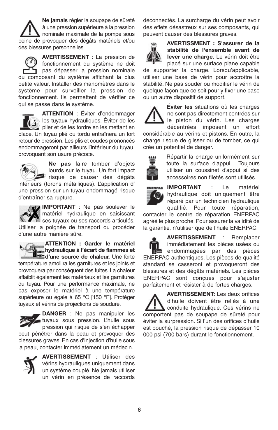 Enerpac BRD-Series User Manual | Page 6 / 32