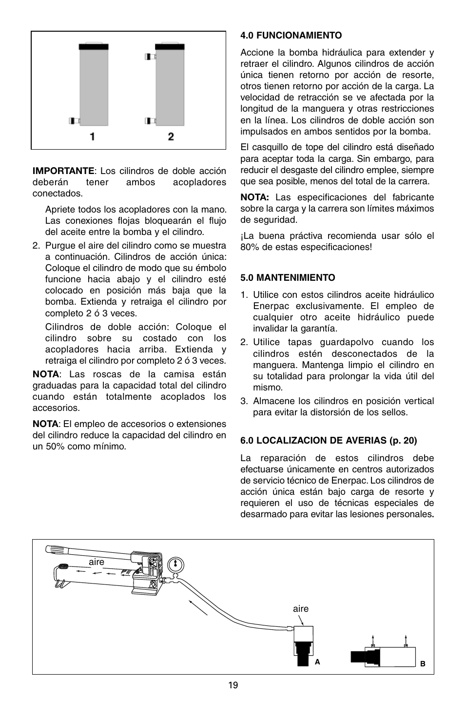 Enerpac RAC-Series User Manual | Page 19 / 36
