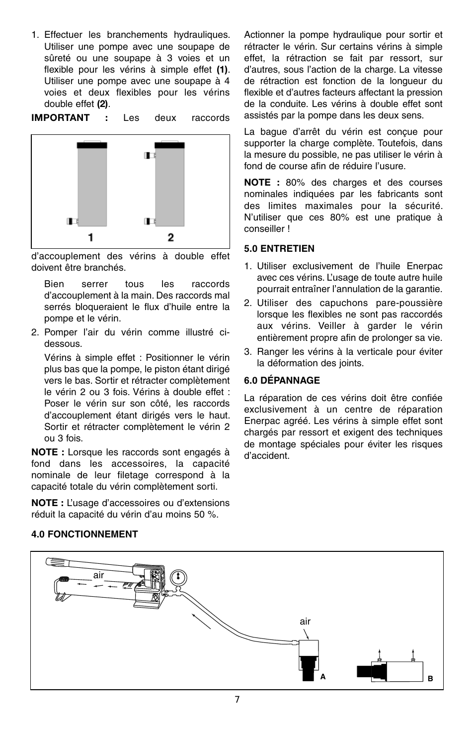 Enerpac RAC-Series User Manual | Page 7 / 36