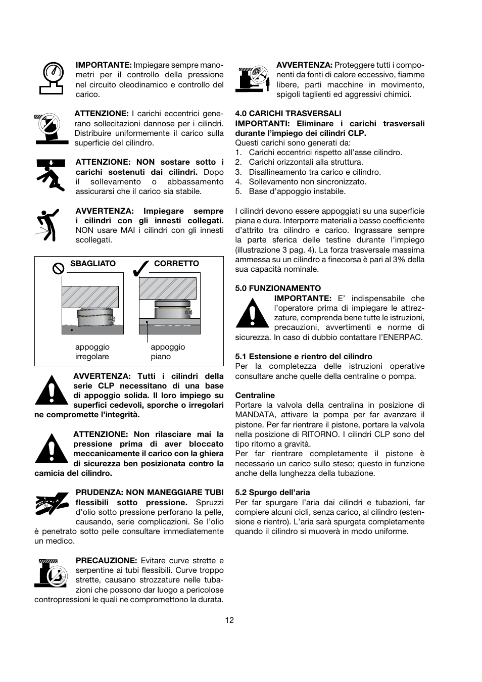 Enerpac CLP-Series User Manual | Page 12 / 32