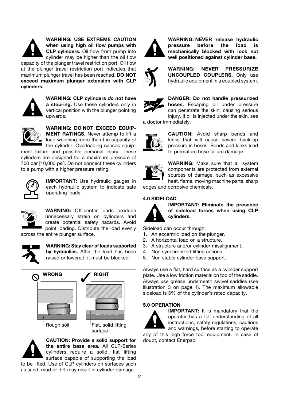 Enerpac CLP-Series User Manual | Page 2 / 32