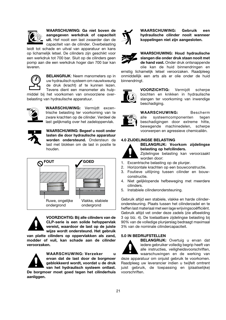 Enerpac CLP-Series User Manual | Page 21 / 32