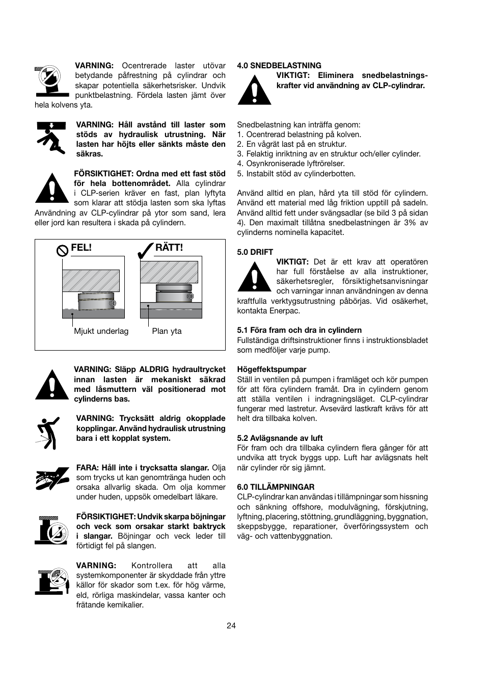 Enerpac CLP-Series User Manual | Page 24 / 32