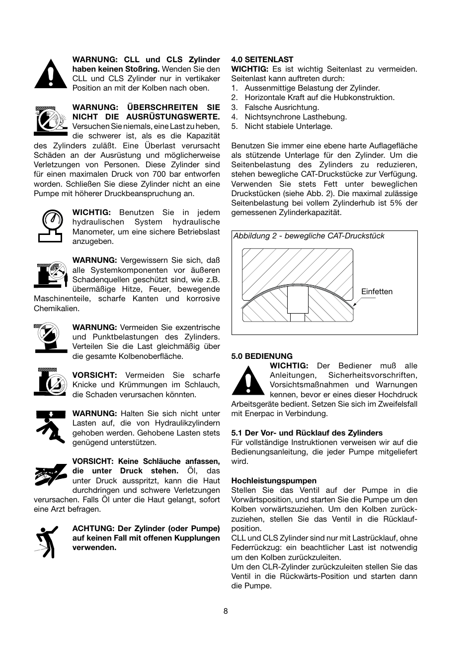 Enerpac CLS-Series User Manual | Page 8 / 28