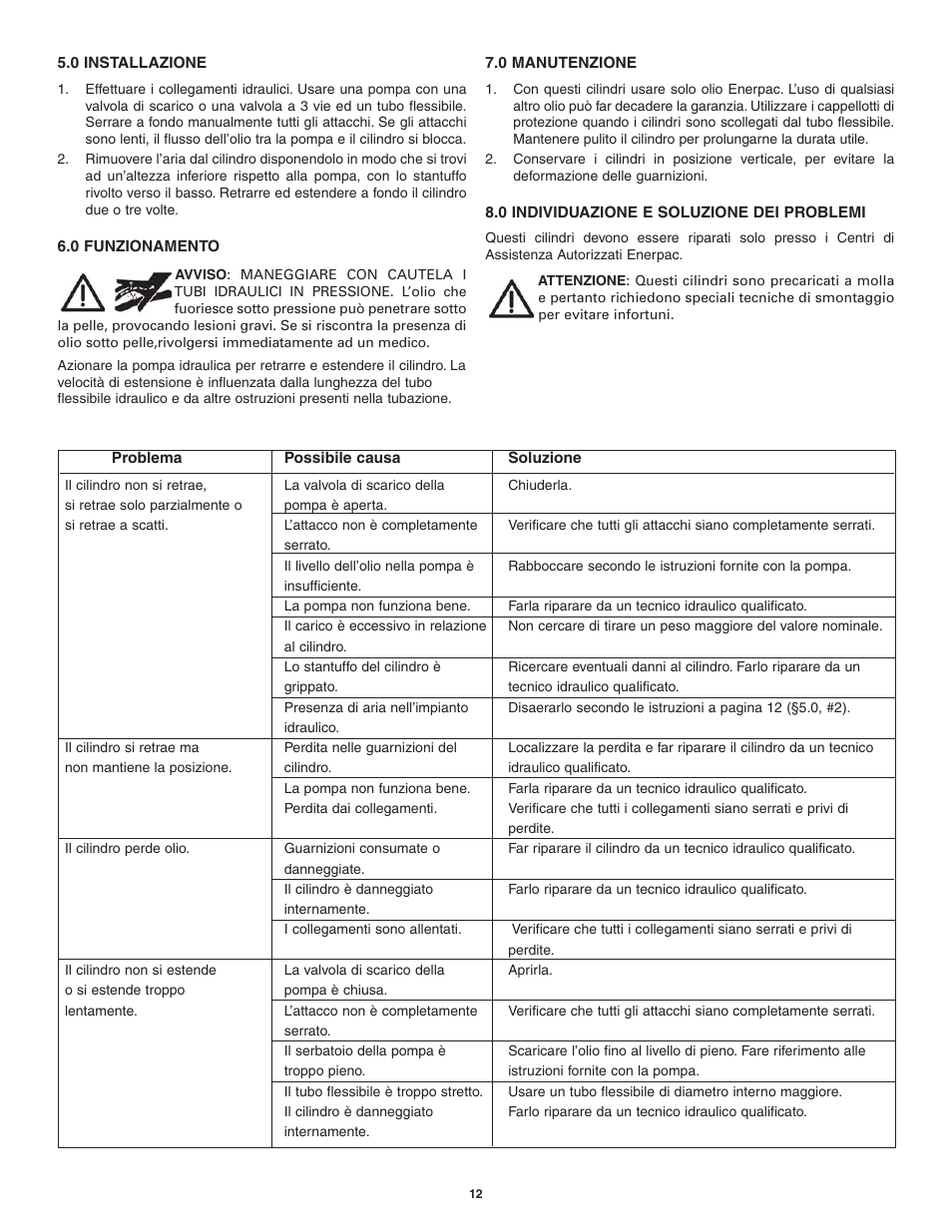 Enerpac BRC-106 User Manual | Page 12 / 28