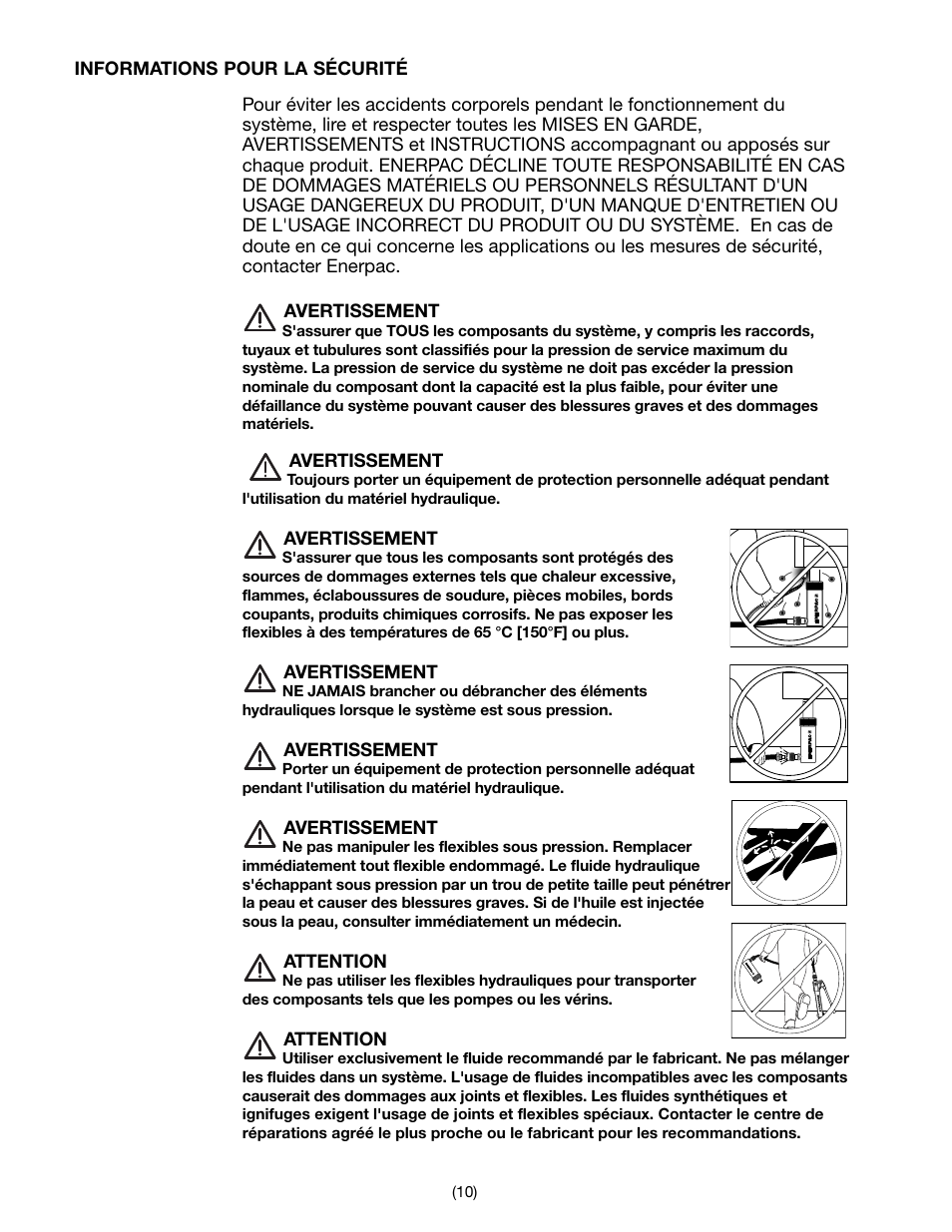 Enerpac THQ-Series User Manual | Page 10 / 32