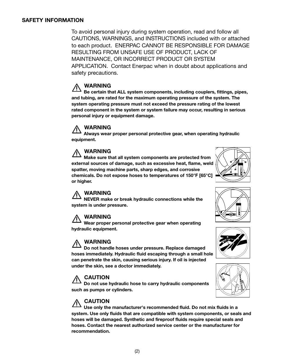 Enerpac THQ-Series User Manual | Page 2 / 32
