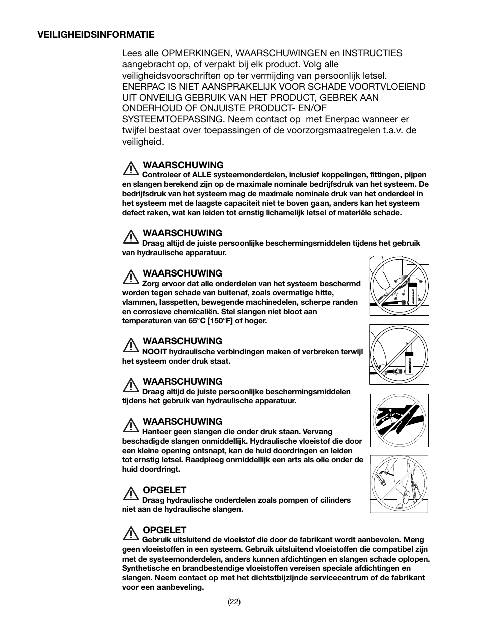 Enerpac THQ-Series User Manual | Page 22 / 32