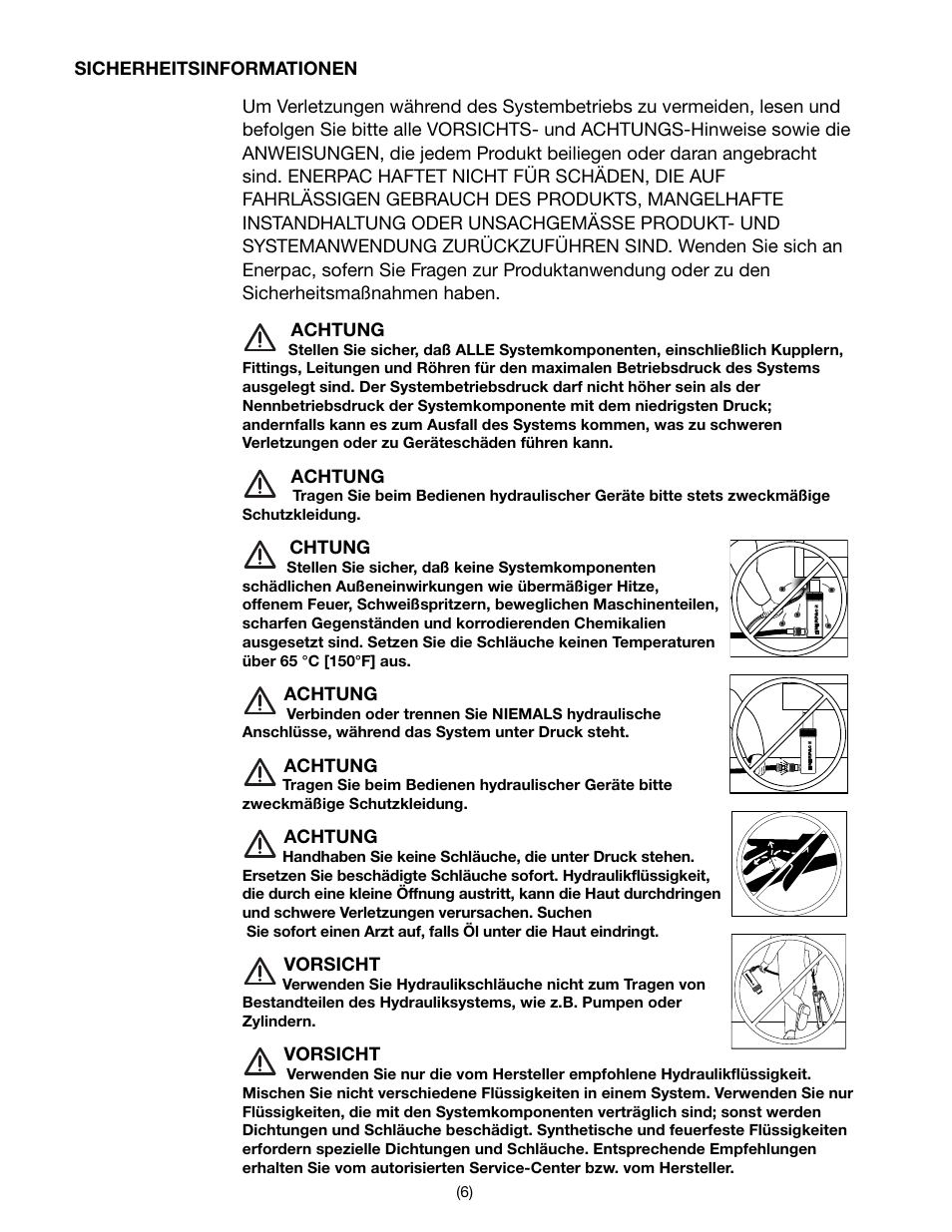 Enerpac THQ-Series User Manual | Page 6 / 32