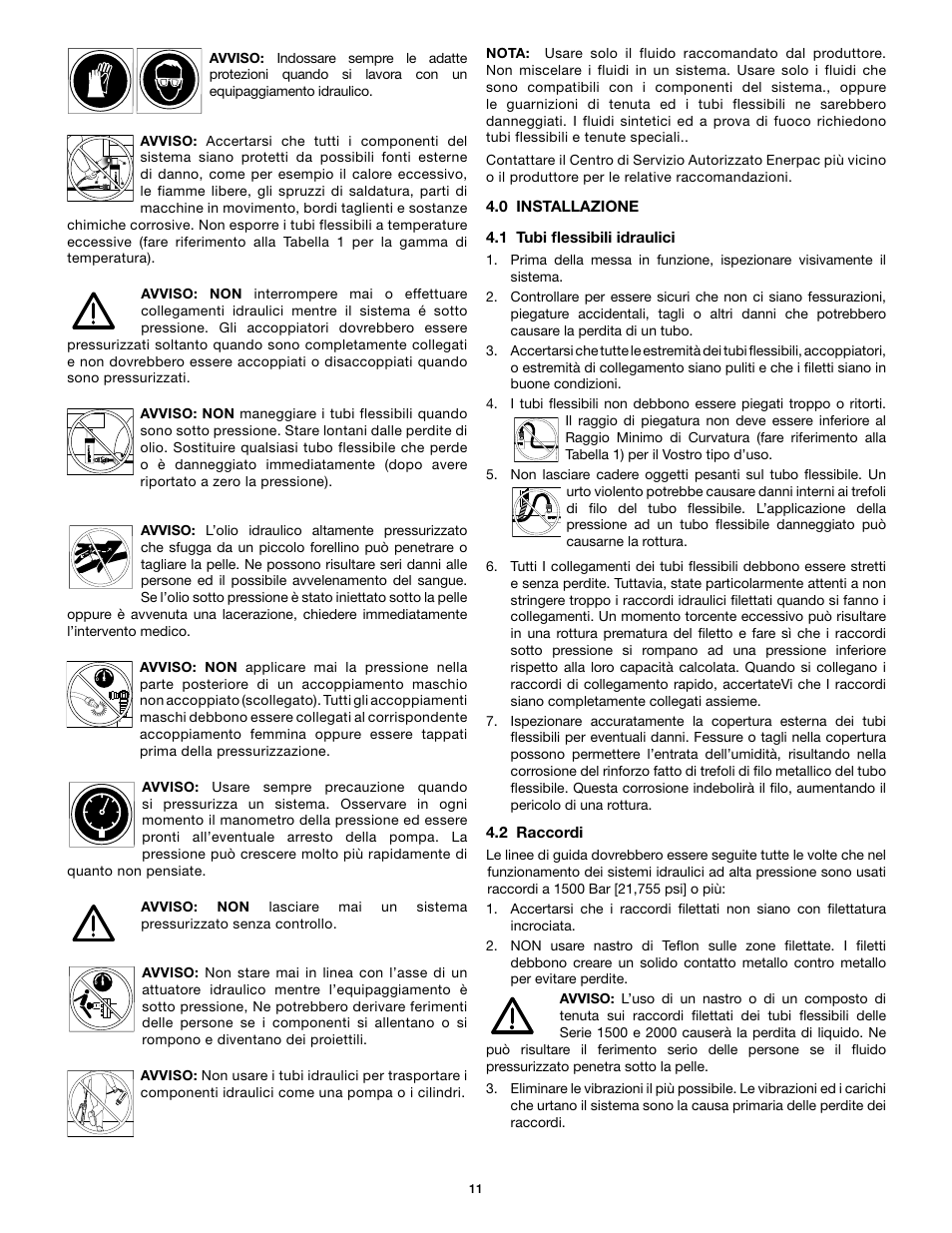 Enerpac HT-Series User Manual | Page 11 / 36