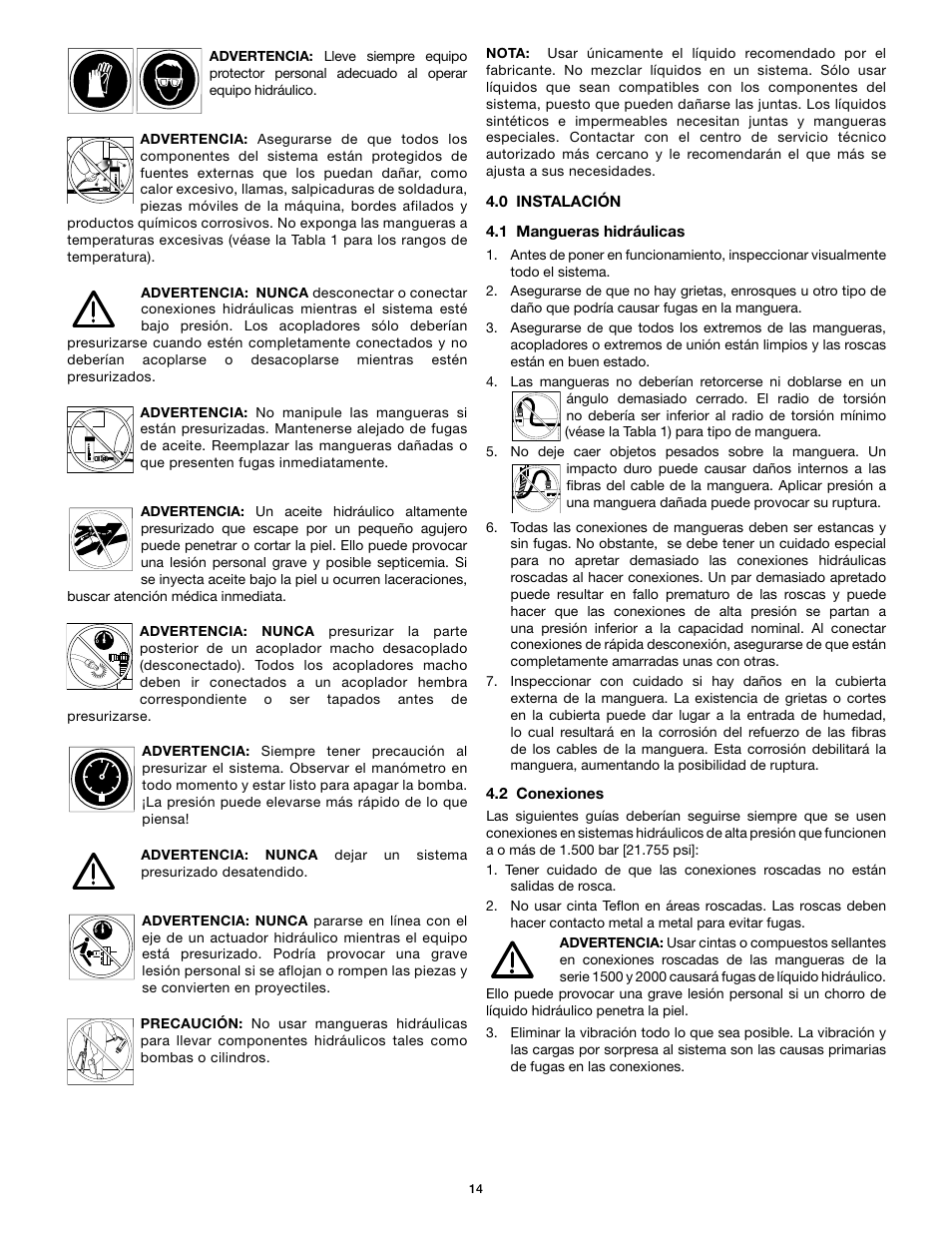 Enerpac HT-Series User Manual | Page 14 / 36