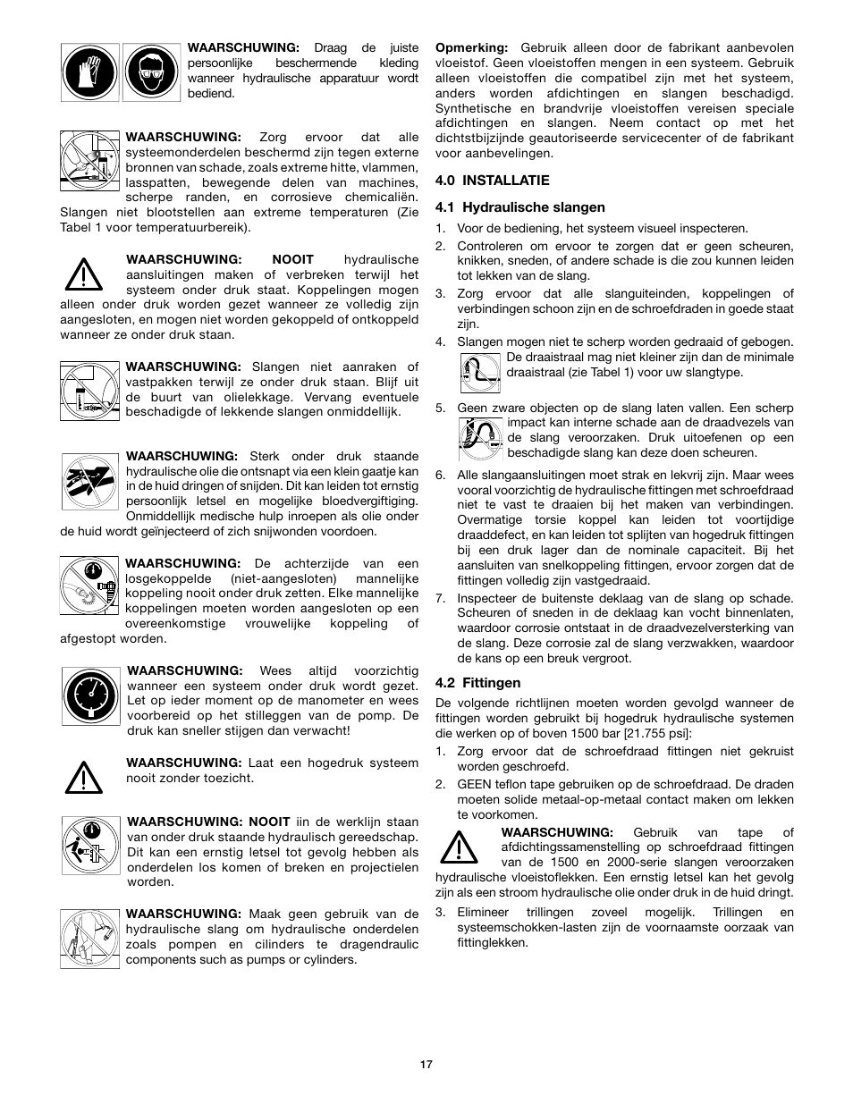 Enerpac HT-Series User Manual | Page 17 / 36