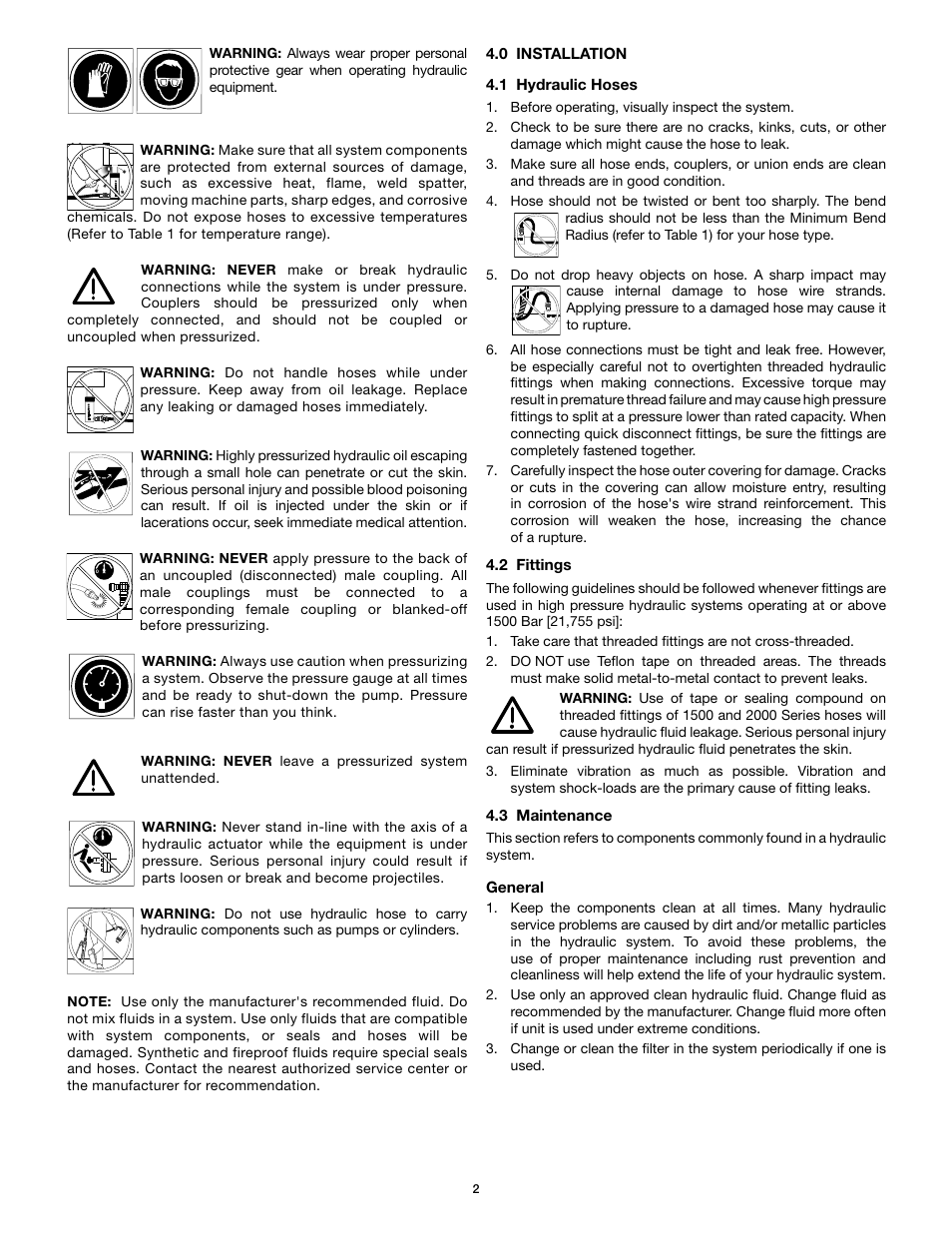 Enerpac HT-Series User Manual | Page 2 / 36