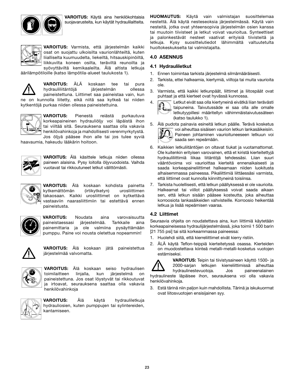 Enerpac HT-Series User Manual | Page 23 / 36