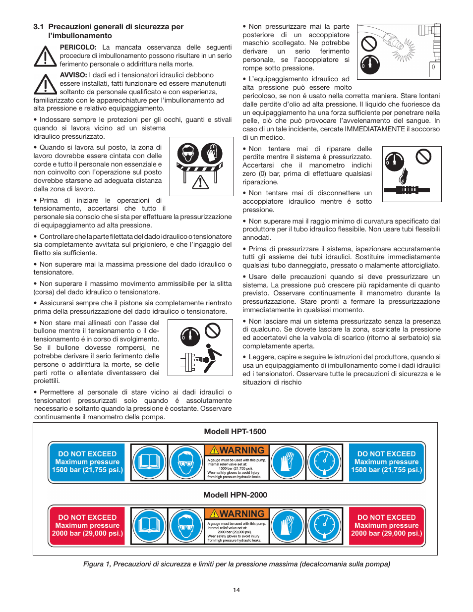 Enerpac HPT-Series User Manual | Page 14 / 50